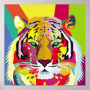 Search for tiger pop art Background