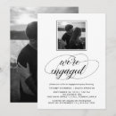 Search for fancy engagement party invitations Typography