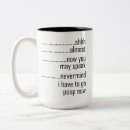Search for now you may speak mugs Shhh
