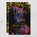 Search for under the stars birthday invitations Modern