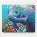 Search for manatees mousepads Marine