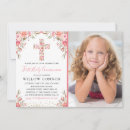 Search for daughter first communion invitations Pink