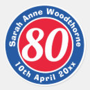 Search for celebrating 80 stickers 80 years old
