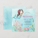 Search for sea birthday invitations Girl