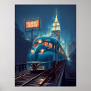 Search for art deco train posters New york