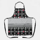 Search for cards aprons Red and black