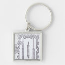 Search for woodcut key rings English