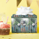Search for fence wrapping paper Blue