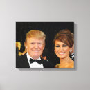 Search for donald trump canvas prints Melania