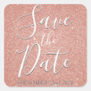 Search for rose gold save the date stickers Pink