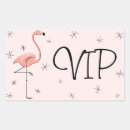 Search for pink flamingo party stickers 1950s