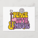 Search for hippie postcards Seventies