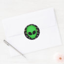 Search for alien head stickers Extraterrestrial