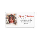 Search for red door return address labels Elegant