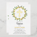 Search for event religious invitations Gold cross