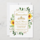 Search for sunflower quinceanera invitations Quinceañera