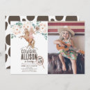 Search for pony birthday invitations Cowgirl