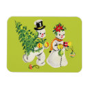 Search for snowmen magnets Vintage