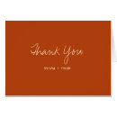 Search for orange thank you cards Simple