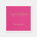 Search for pink graduation napkins Celebration