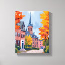 Search for european canvas prints Village