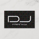 Search for deejay business cards Unique