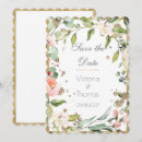 Search for pink floral save the dates Modern