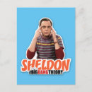 Search for bang postcards Sheldon cooper