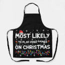 Search for play aprons Santa
