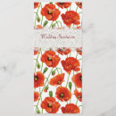 Search for flowery wedding invitations Red