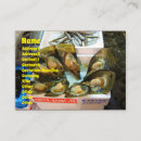 Search for oyster business cards Seafood