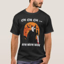 Search for cat with knife tshirts Black