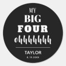 Search for 40th bday stickers Black and white