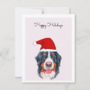 Search for bernese mountain dog cards Santa
