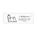 Search for maltese dog return address labels Modern