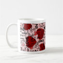 Search for red black mugs Stylish