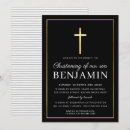 Search for black and white christening invitations Modern