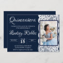 Search for light blue quinceanera invitations Elegant