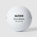 Search for bachelor party golf balls Team groom