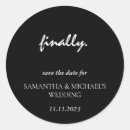 Search for save the dates stickers Minimal