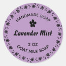 Search for lavender flowers stickers Rustic