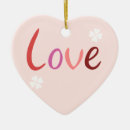 Search for pink heart christmas tree decorations Script