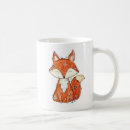 Search for whimsical fox mugs Cute