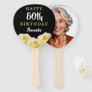 Search for happy birthday hand fans Yellow