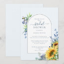 Search for blue and yellow bridal shower invitations Watercolor