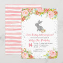 Search for easter 1st birthday invitations Pink