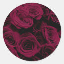 Search for romantic red roses stickers Marsala