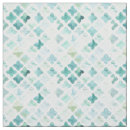 Search for watercolor floral fabric Turquoise
