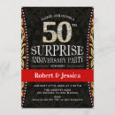 Search for 50th anniversary party invitations Damask