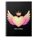 Search for angel wings notebooks Heart